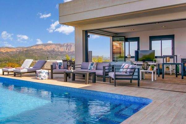 Überdachte Terrasse