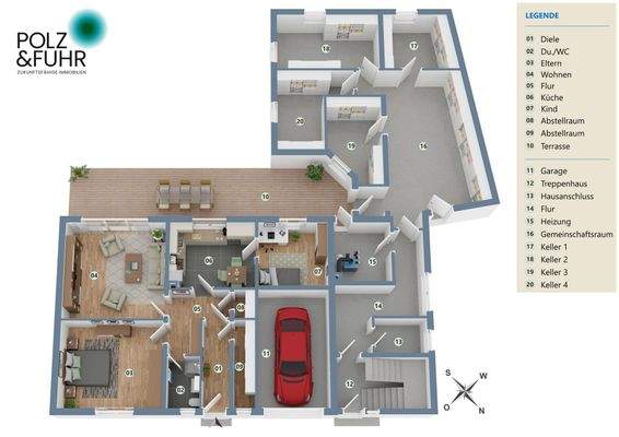 Grundriss Untergeschoss