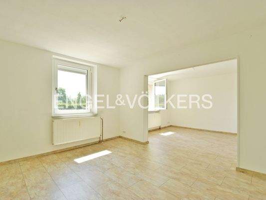 Der offene Wohnbereich....