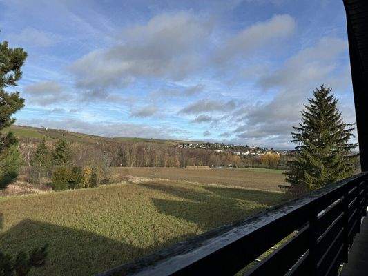Aussicht vom Balkon