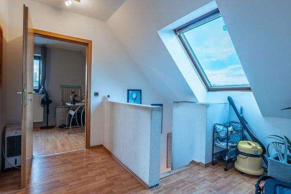 Der Flur des Dachgeschosses