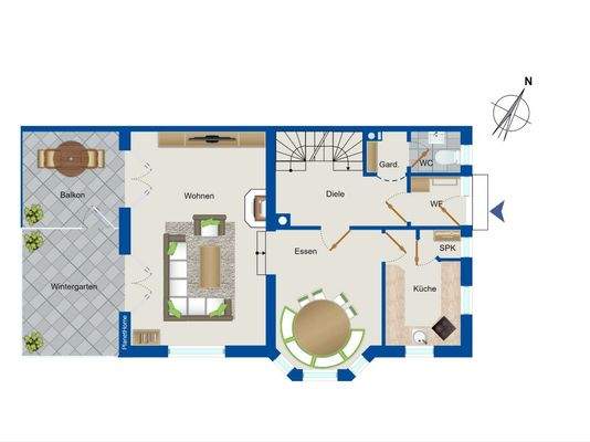 Grundriss Erdgeschoss