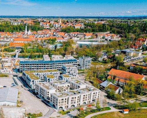 Vogelperspektive mit Altstadt