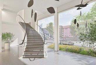 nostalgisches Treppenhaus