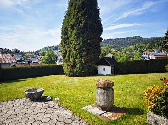 Ausblick vom Haus aus