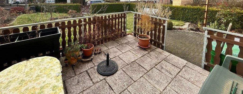 Terrasse am Wohnzimmer