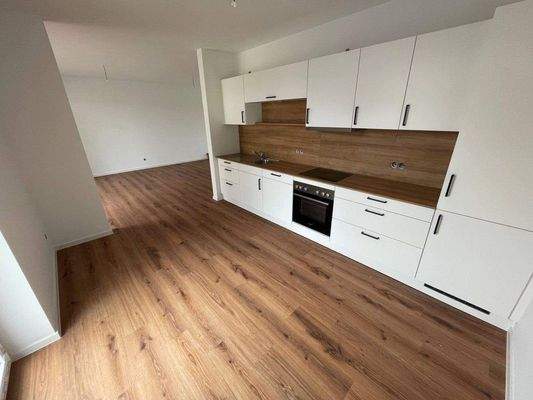 Küche zum Wohnzimmer