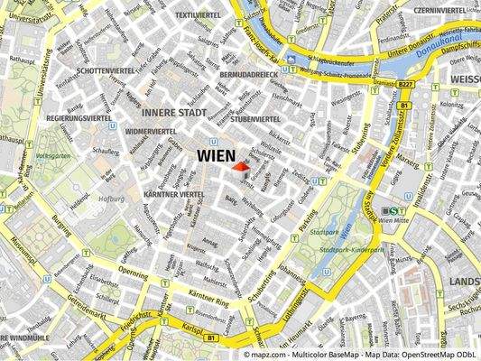 Geolyzer Kartenausschnitt