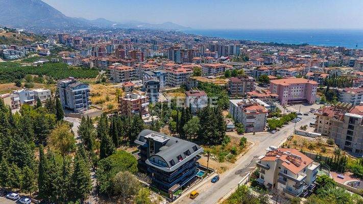 Apartments in a Complex Ready for Occupancy in Alanya