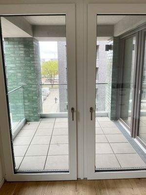 Zug. Loggia von Küche