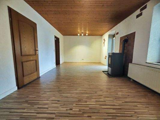 Wohnzimmer mit Pelletofen