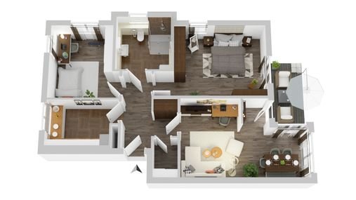 Grundriss EG-Wohnung