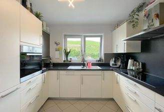 Küche mit Einbauküche