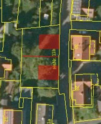 Beispiel mit zwei Freistehenden Häusern mit ca . m²