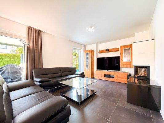 Wohnbereich mit Kaminofen