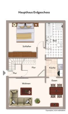 Haus 1 - Erdgeschoss