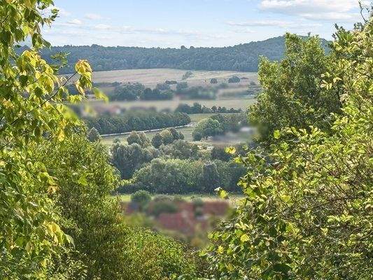Südrichtung-Mitte Grundstück