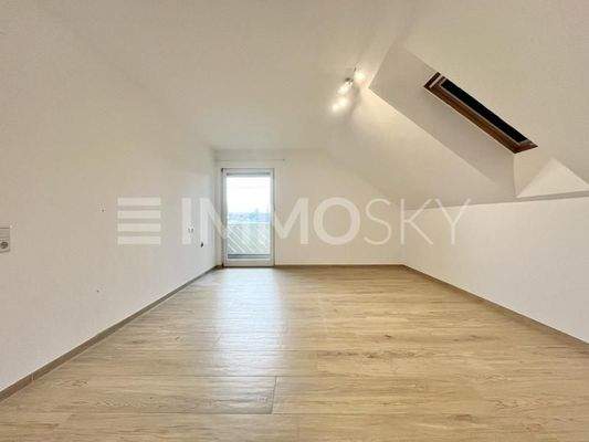 Schlafzimmer mit Balkon