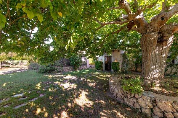 Umgeben von üppigem Grün und mediterraner Natur