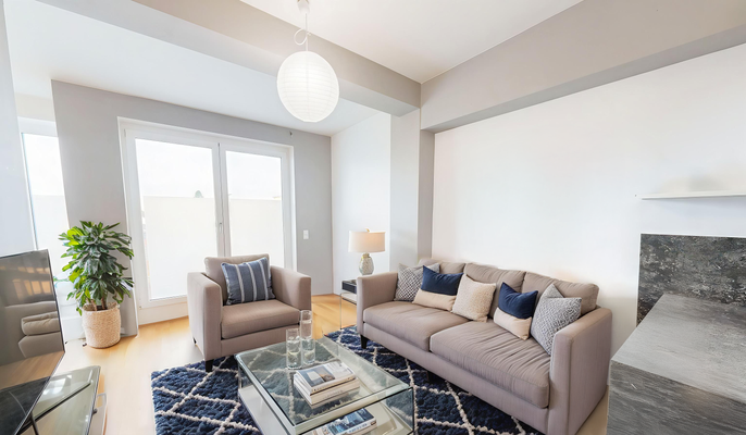 Einrichtungsbeispiel Wohnbereich