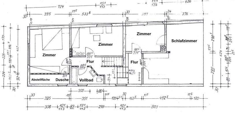 Grundriss Obergeschoss