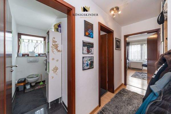 Separates WC für zusätzlichen Komfort 