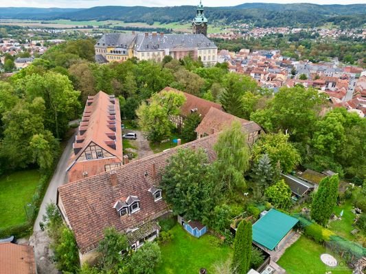 Anwesen mit Blick zur Heidecksburg