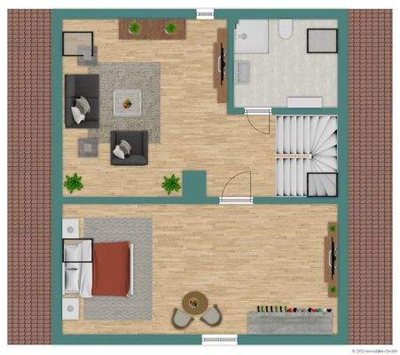 Grundriss Skizze Dachgeschoss