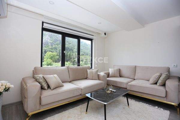 Furnished Apartment with Mountain View in Antalya