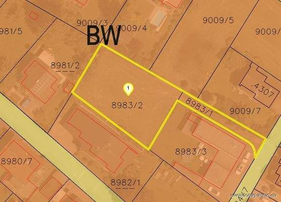 Lageplan / Widmungsplan