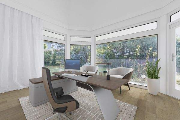 Visualisierung Arbeitszimmer