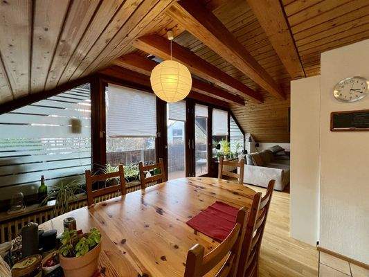 Offener Wohn-/Essbereich DG