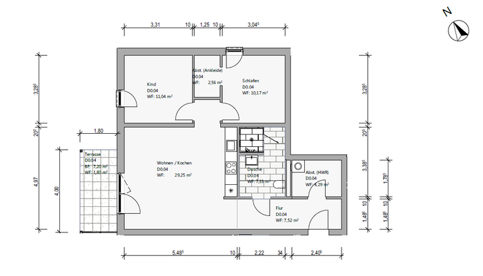 Grundriss Wohnung 0.04_Erdgeschoss
