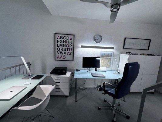 Arbeitszimmer in der Galerie