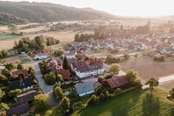 Umgebung und Vogelperspektive Haus 