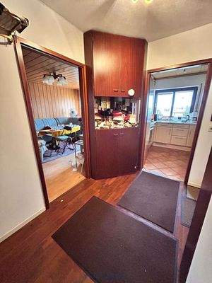 Flur Ansicht Wohnzimmer/Küche