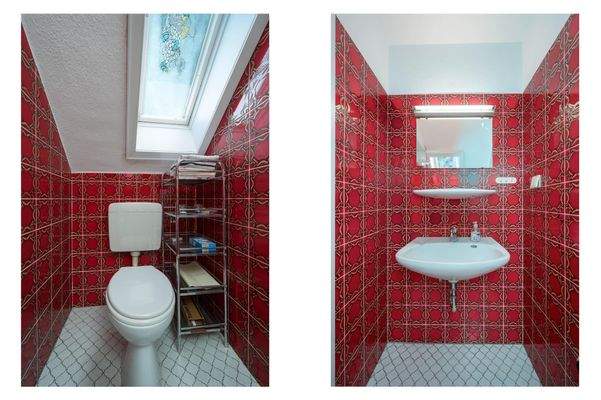 Gäste-WC im Dachgeschoss