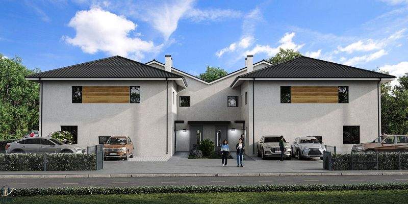 vordere Hausansicht-Visualisierung