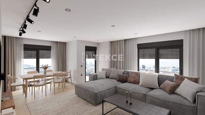 Flats 300 m From the Cliffs in Kaleiçi, Muratpaşa