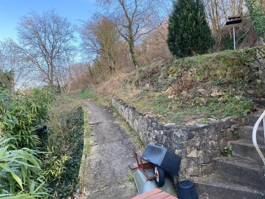 Weg zum Gartenplateu