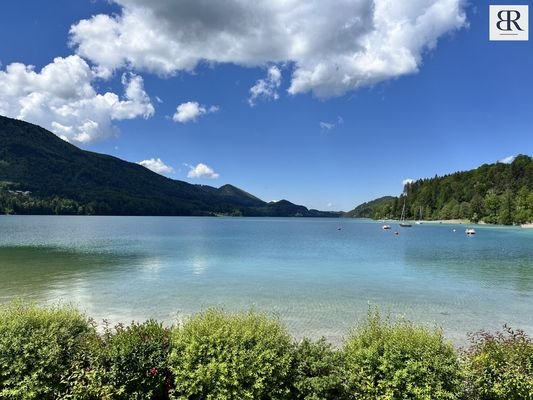 Der Fuschlsee ist gleich in der Nähe - zu Fuß