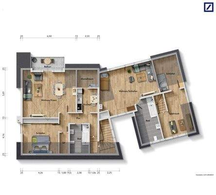 Haus Nr 10 DG links Haus Nr 8 OG rechts
