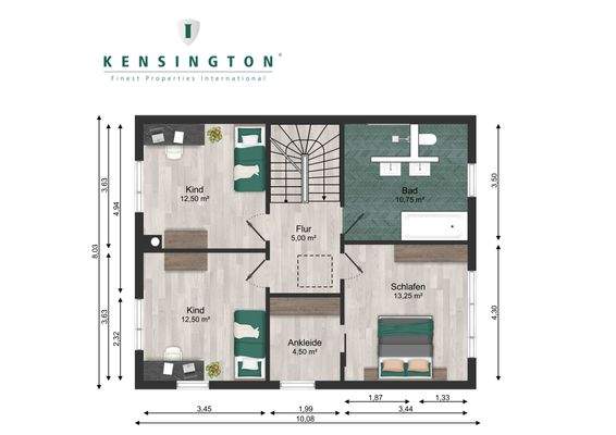 Grundriss Obergeschoss