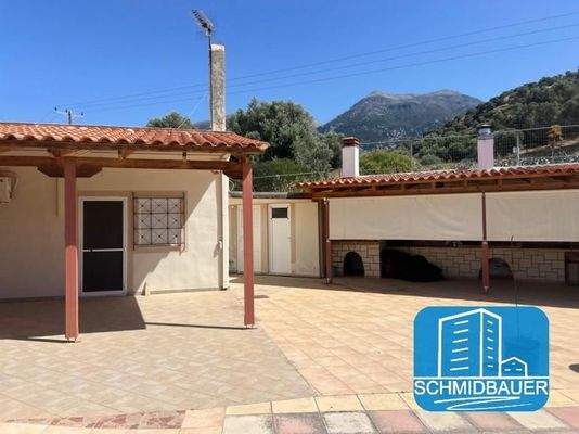 Südkreta: Haus mit spektakulärer Aussicht und großem Garten in Grigoria zu verkaufen