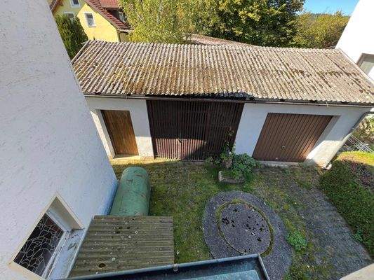 Draufsicht Nebengebäude Garage