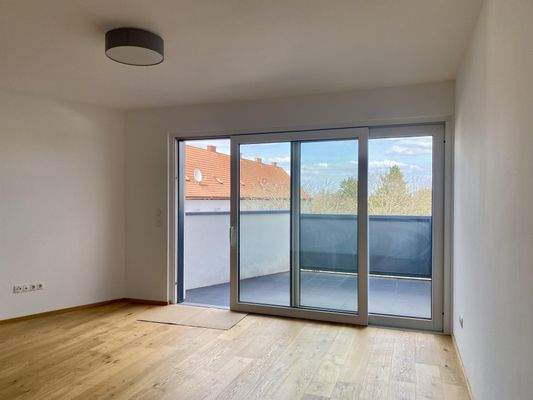 Terrassentür mit elektr. Außenraffstore