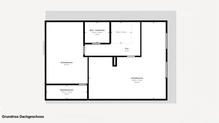 Grundriss Dachgeschoss