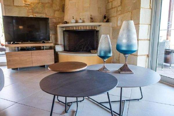 Kreta, Agia Marina: Luxuriöse Steinvilla mit Meer- und Sonnenuntergangsblick zu verkaufen