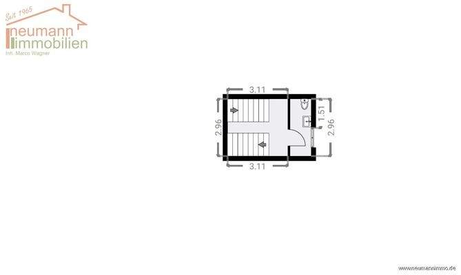 Grundriss Zwischenetage