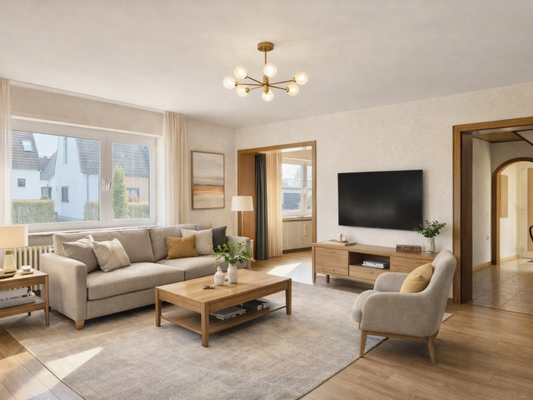 Wohnzimmer EG - Homestaging